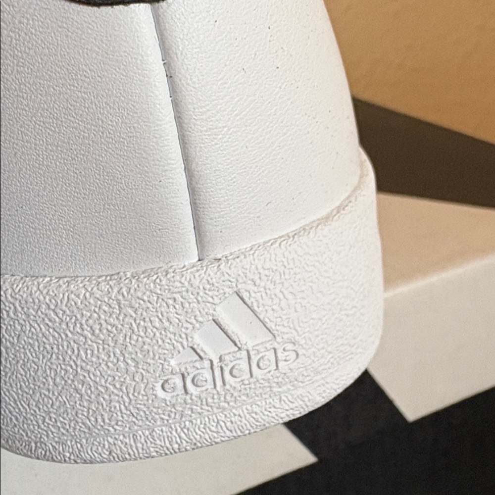 NIB [Adidas] Breaknet 2.0 Tennis Shoes Casual Sneakers White/Black Youth 5 / W 6 - Picture 10 of 13